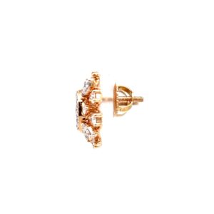 Bonita diamond earrings in hallmarked 18k rose gold 0top79