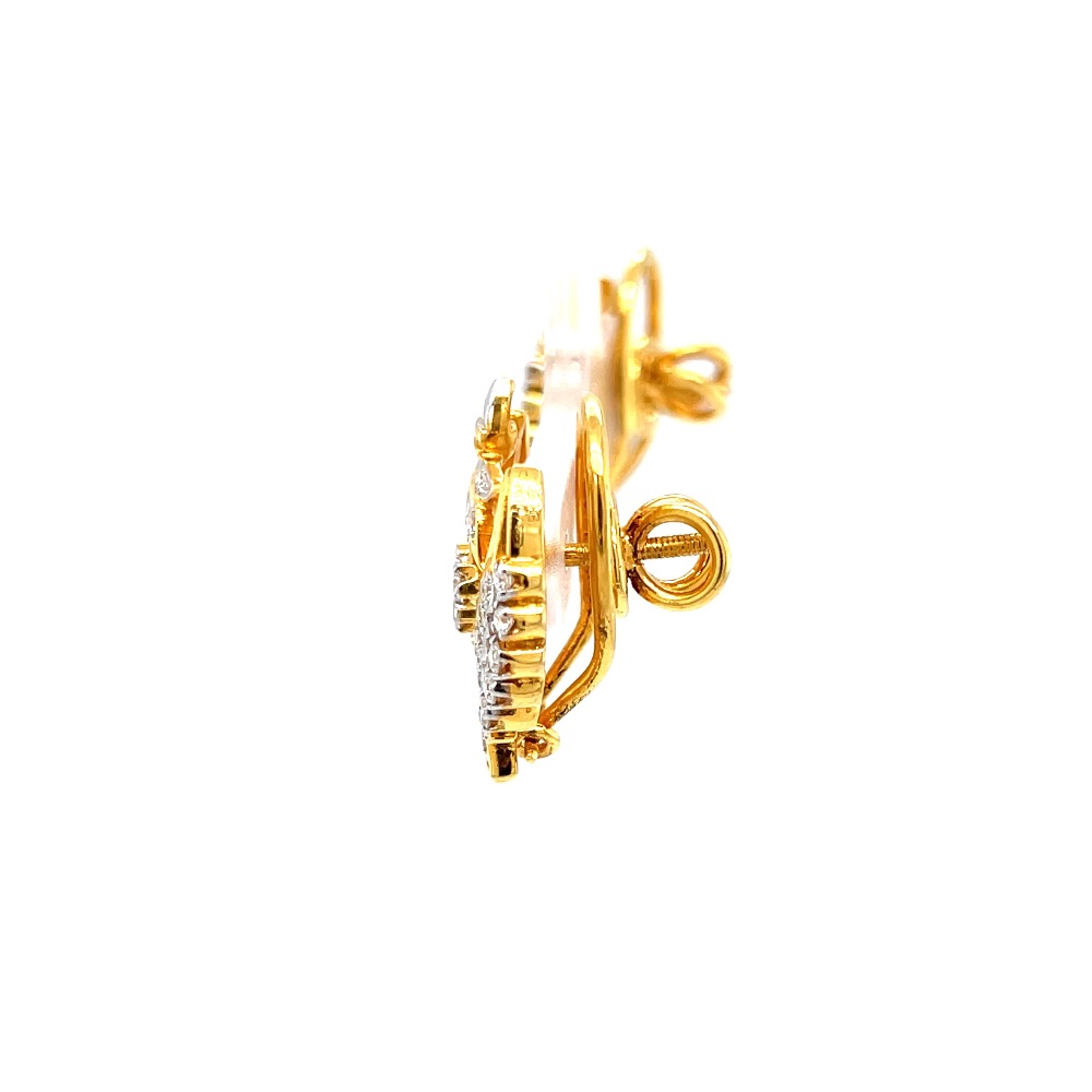 Traditional diamond earrings inspired by auspicious kalash 9top149 - Image 4