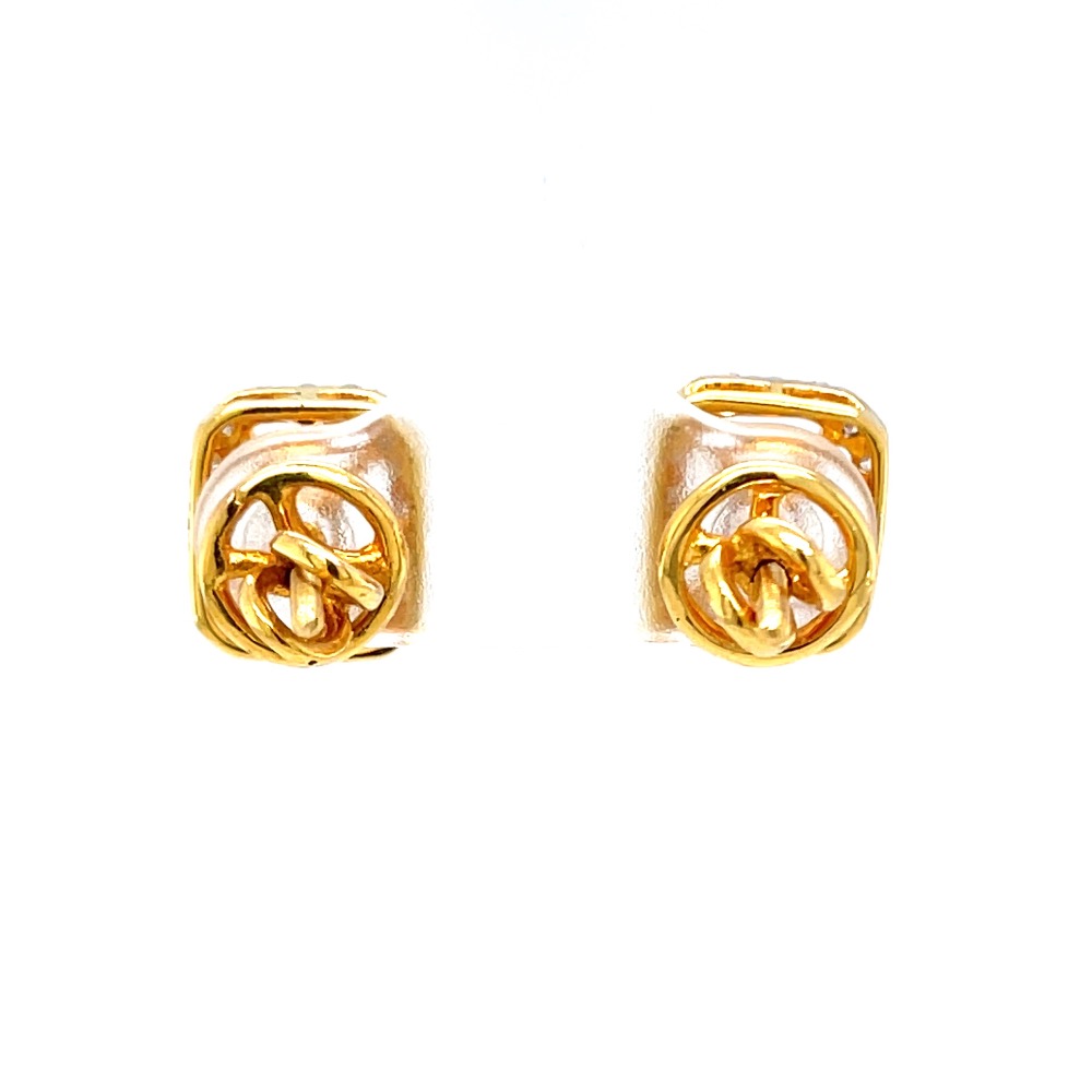 Delicata diamond earrings with princess cut diamond 8top115 - Image 5