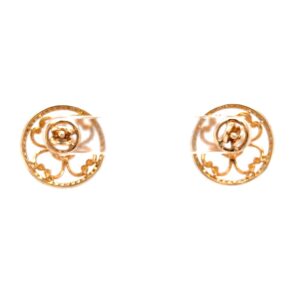 Jamila Dual Circle Premium Diamond Earring Jewellery 8TOP107