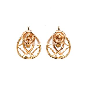 Invidebit diamond earrings in 18k hallmark rose gold 8top101