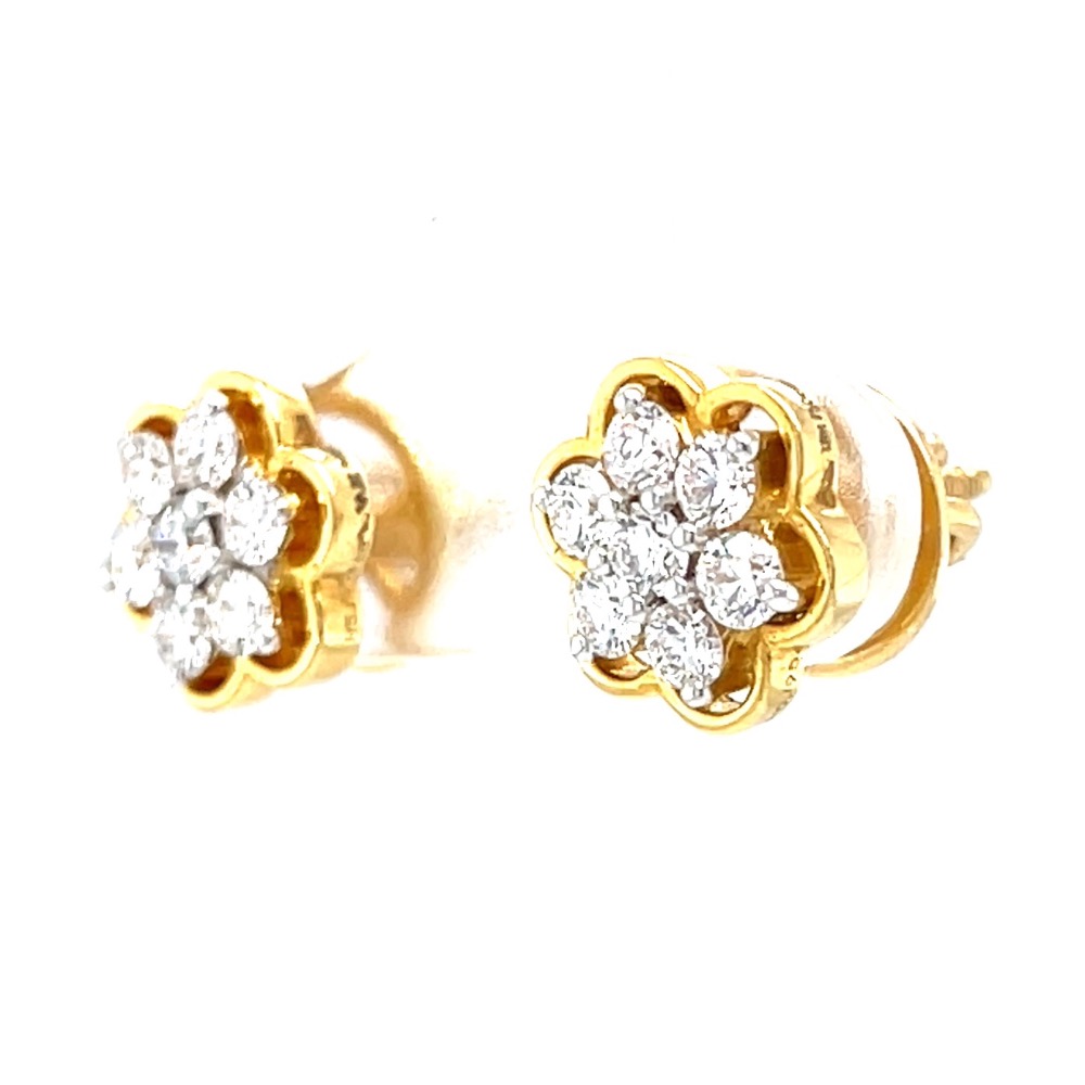 Seven diamond floral kudi premium diamond jewellery 8top3 - Image 3