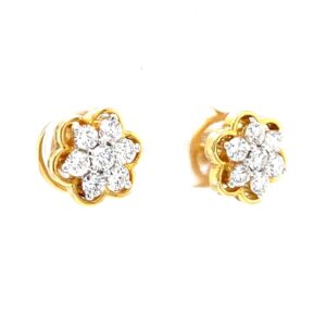 Seven diamond floral kudi premium diamond jewellery 8top3