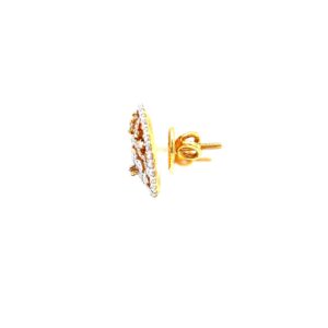 Flower Motif with Circular Design in Premium Quality Diamond 7TOP125