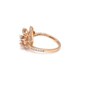 Princess marquise pear & round diamond ladies ring
