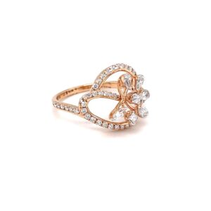 Princess marquise pear & round diamond ladies ring