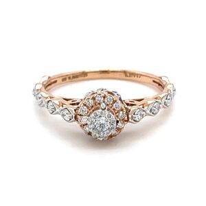 Pressure Setting Ring with Marquise Shape on Band 0LR168