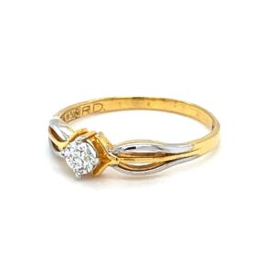 Single Diamond Ring for Ladies - 0LR86