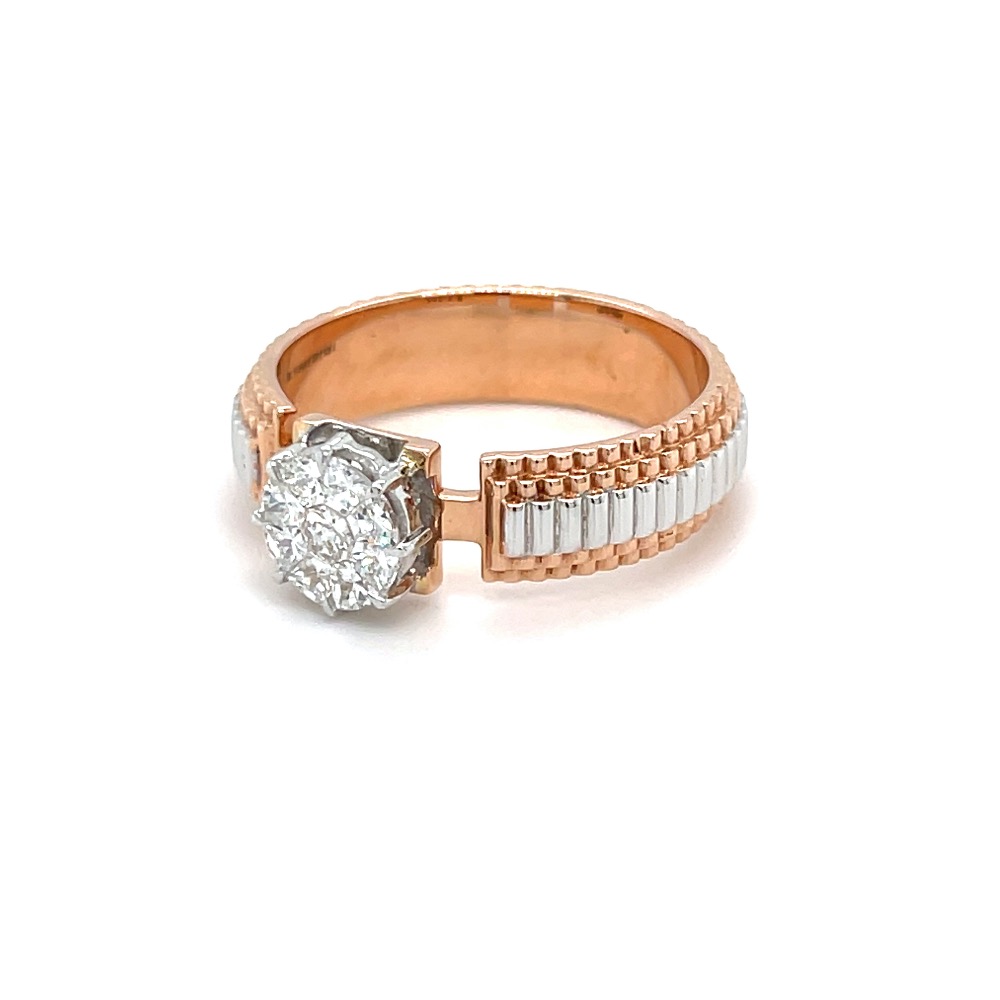 Watch Belt Design Engagement Ring for Gents - 0GR29 - Image 3
