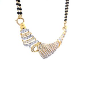Diamond Mangalsutra Pendant in 18k Yellow Gold - 7.600 grams - VVS EF - 1.82 cts - 8DHP102