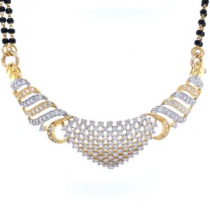 Diamond Mangalsutra Pendant in 18k Yellow Gold - 7.600 grams - VVS EF - 1.82 cts - 8DHP102