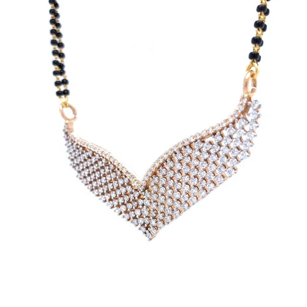 Criss Cross Diamond Tanmaniya in 18k Rose Gold - 9.930 grams - VVS EF - 2.62 carats - 8DHP34 - Image 3