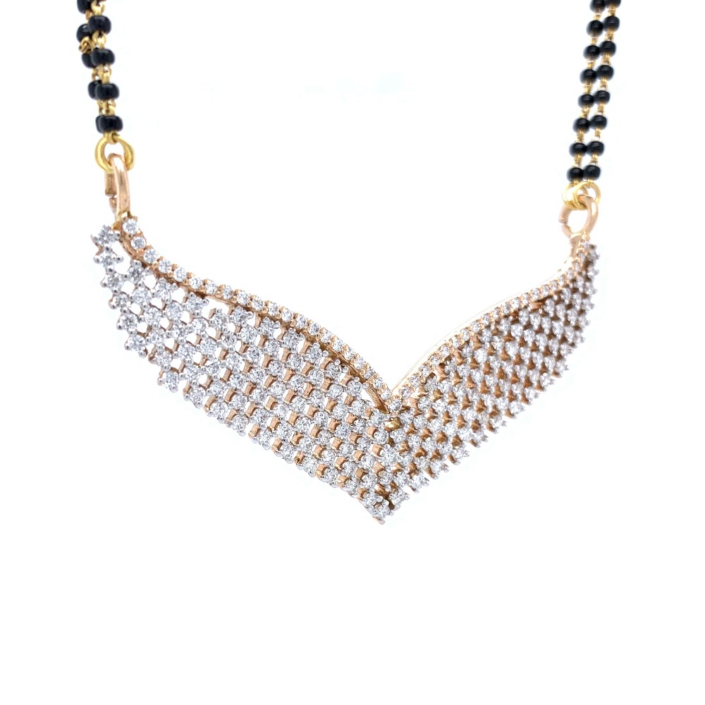 Criss Cross Diamond Tanmaniya in 18k Rose Gold - 9.930 grams - VVS EF - 2.62 carats - 8DHP34 - Image 2