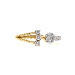 Mignonne Diamond Ring in 18k Yellow Gold - 3.770 grams - VVS EF 0.39 carats - 0LR61
