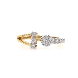 Mignonne Diamond Ring in 18k Yellow Gold - 3.770 grams - VVS EF 0.39 carats - 0LR61