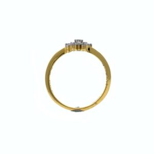 Thirteen Diamond Star Ring in 18k Yellow Gold - VVS EF - 25 cents - 2.010 grams - 0LR54