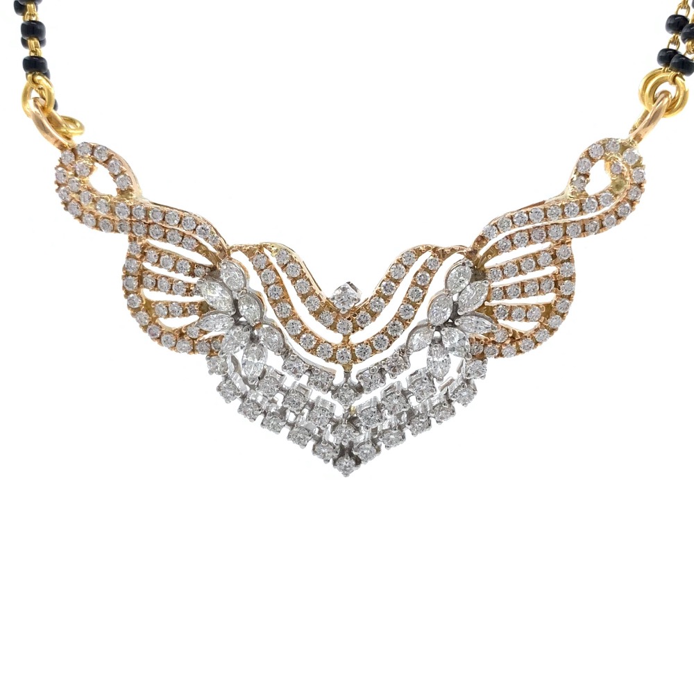 Frumoasa diamond Tanmaniya with marquise diamonds in 18k rose gold 1.75 carats 7dhp65 - Image 2