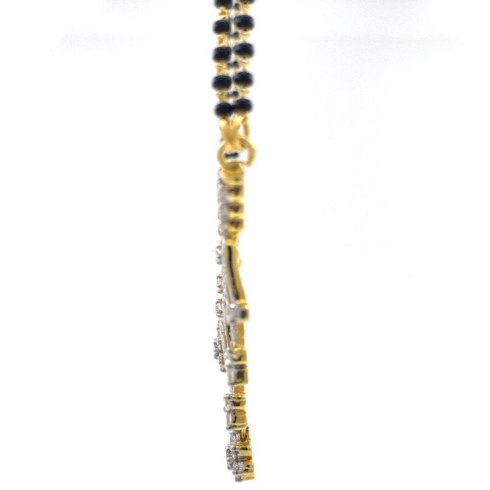 Swirls With Flower Diamond Tanmaniya In 14k Yellow Gold 2.26 Carats 7DHP58 - Image 5