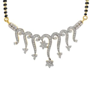 Swirls With Flower Diamond Tanmaniya In 14k Yellow Gold 2.26 Carats 7DHP58