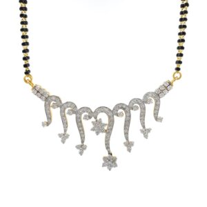 Swirls With Flower Diamond Tanmaniya In 14k Yellow Gold 2.26 Carats 7DHP58