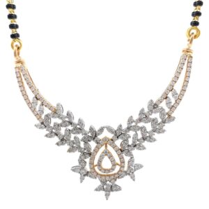 Leaf & drop inspired diamond tanmaniya 1.86 carats 7dhp48