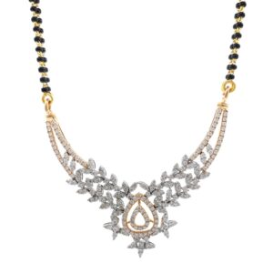 Leaf & drop inspired diamond tanmaniya 1.86 carats 7dhp48