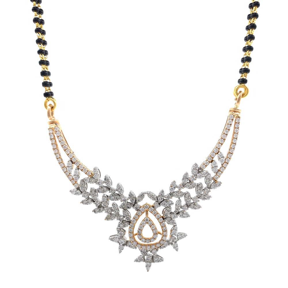 Leaf & drop inspired diamond tanmaniya 1.86 carats 7dhp48