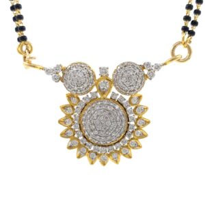 Sun Design Traditional Vatimani Diamond Pendant 1.99 carats 7DHP39