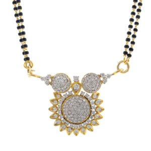 Sun Design Traditional Vatimani Diamond Pendant 1.99 carats 7DHP39