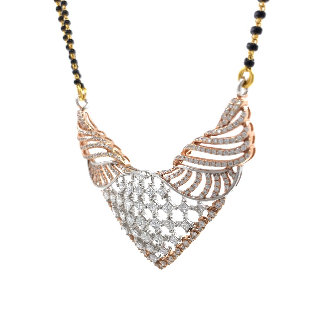 Checkers inspired diamond tanmaniya in 18k rose gold 6dhp97 - Image 3