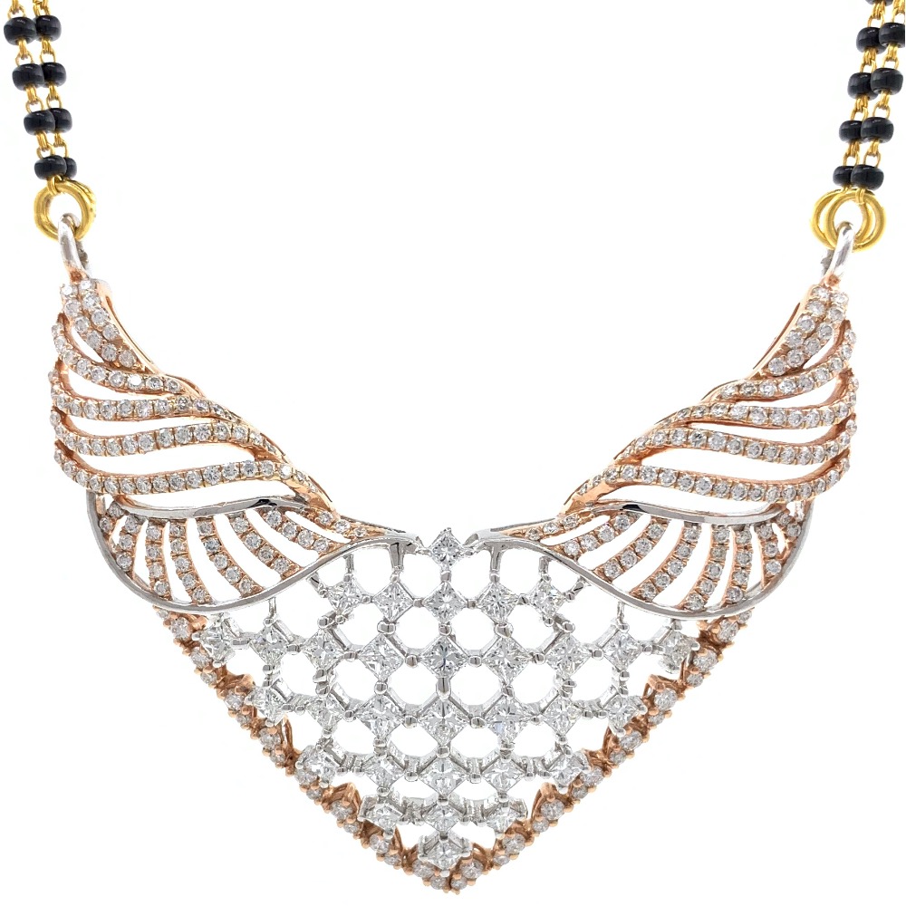 Checkers inspired diamond tanmaniya in 18k rose gold 6dhp97 - Image 2