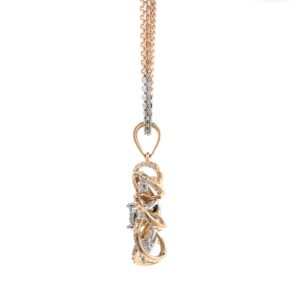 Windmill Inspired diamond pendant in 18k Rose gold 9SHP53