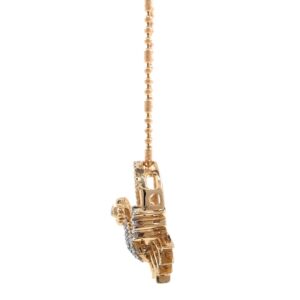 Peacock Design Diamond Pendant in 18k Rose Gold 9SHP28