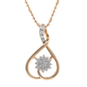 Delicada Flower Pendant ???? in 18k Rose Gold 9SHP9