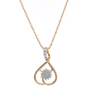 Delicada Flower Pendant ???? in 18k Rose Gold 9SHP9