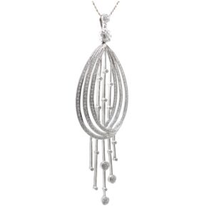 Sorprendente Diamond Pendant in White Gold 8SHP83