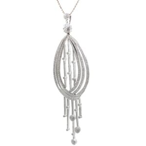Sorprendente Diamond Pendant in White Gold 8SHP83
