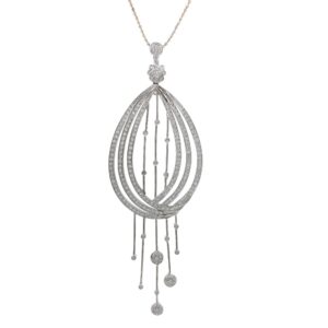 Sorprendente Diamond Pendant in White Gold 8SHP83