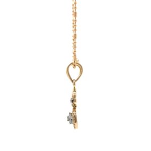 Satis Diamond Pendant in Rose GOald 8SHP64