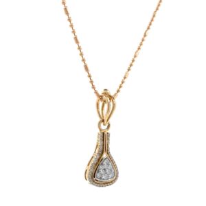 Jeune diamond pendant in rose gold 8shp62