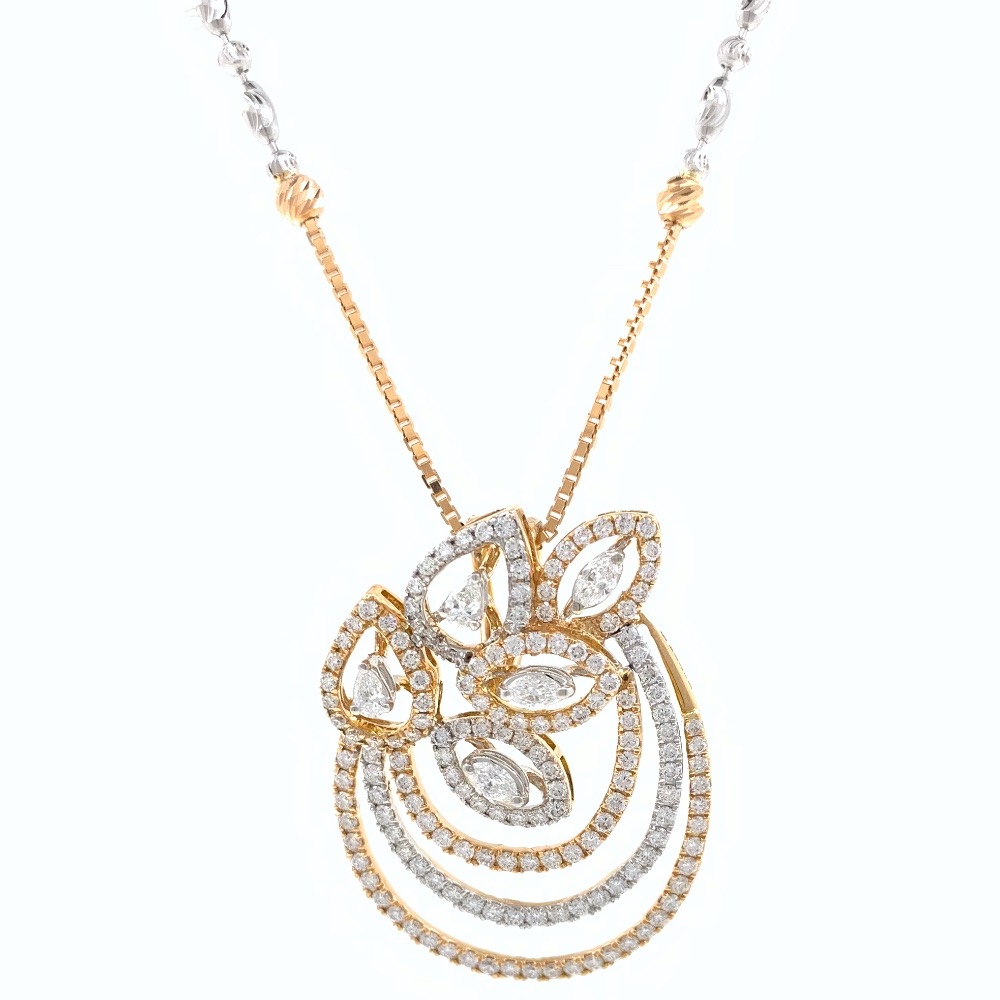 Asombrosa Diamond Pendant in Rose Gold 8SHP60