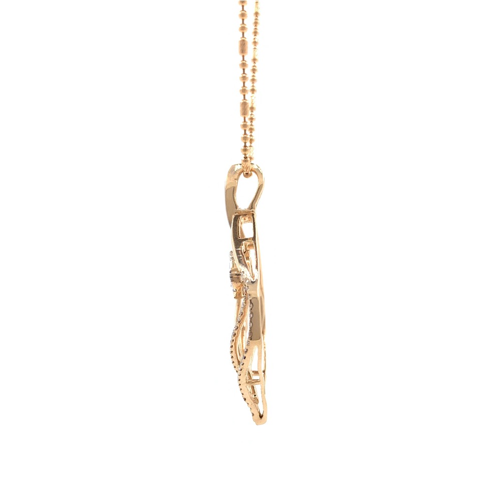 Delicada Diamond Pendant in rose gold 8SHP19 - Image 5