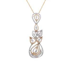 Prachtig Diamond Pendant in Rose Gold 7SHP24