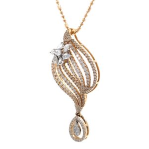 Mooi Diamond Pendant in Rose Gold 7SHP14
