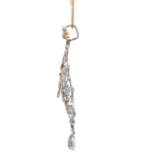 Satis Diamond Pendant in Rose Gold 7SHP12