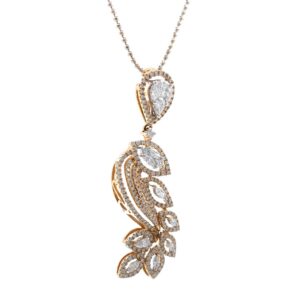 Joven Diamond Pendant in Rose Gold 7SHP6