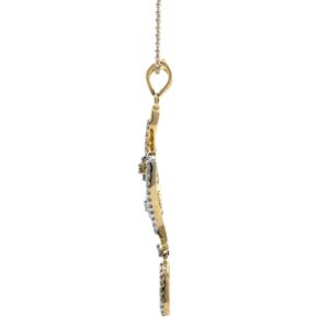 Nueva diamond pendant in yellow gold 6shp11