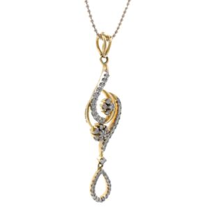 Nueva diamond pendant in yellow gold 6shp11