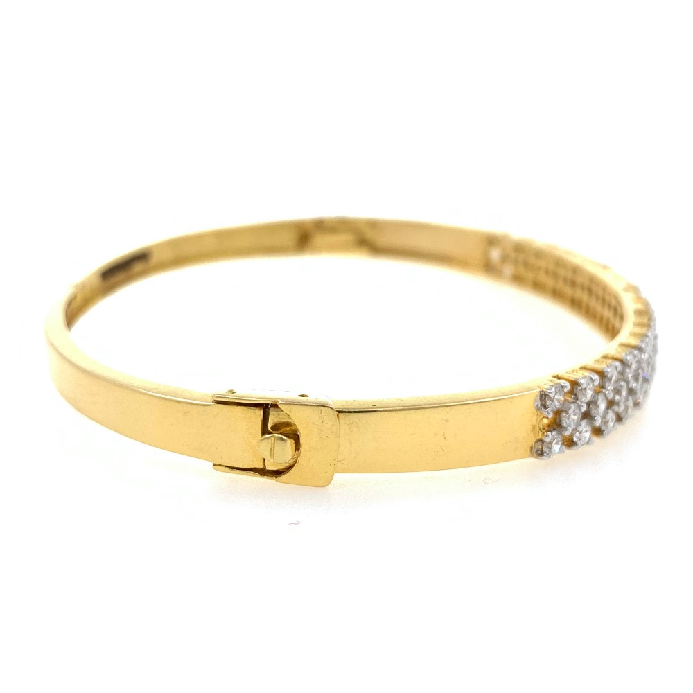 Nouvelle diamond bracelet in yellow gold 9brc30 - Image 4
