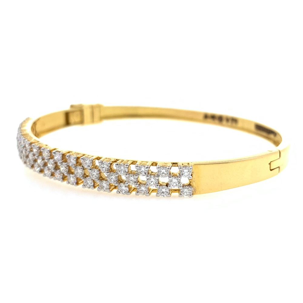 Nouvelle diamond bracelet in yellow gold 9brc30 - Image 3